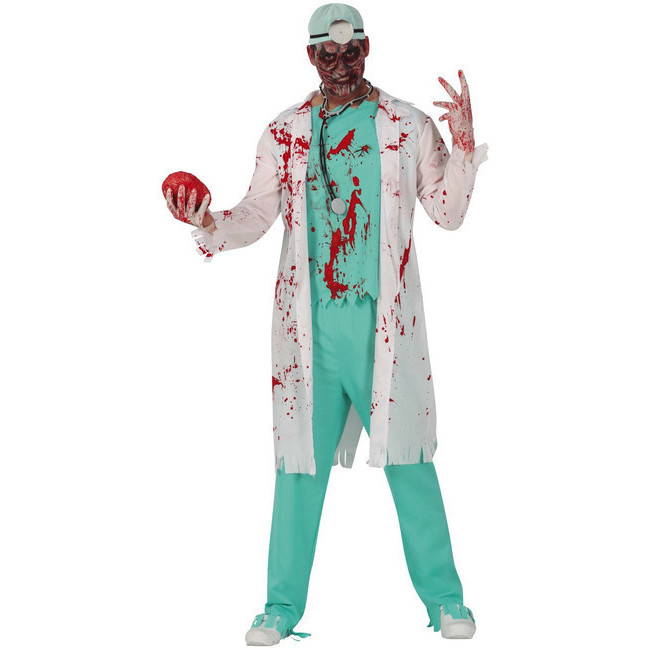 Mucho paño cortar Disfraz de médico zombie para adulto por 21,50 €