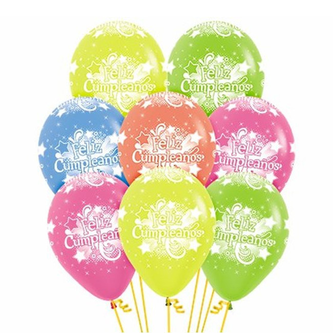 Globos Colores Neón 30cm Sempertex R12-200 (50)✔️ por sólo 7,07 €. Envío en  24h. Tienda Online. . ✓. Artículos de  decoración para Fiestas.