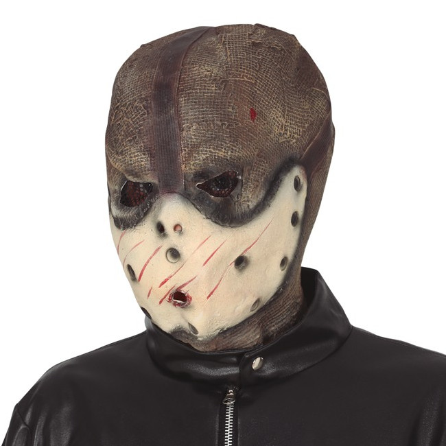 Vista principal del máscara del hombre del saco en stock