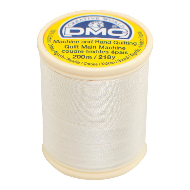 Vista frontal del hilo de coser 100% algodón - DMC - 200 m en stock