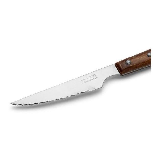 Cuchillo de mesa chuletero 11 cm Arcos madera prensada - Ganivetería Roca