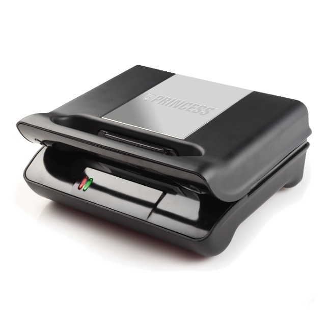 Grill eléctrico sandwichera y gofrera 800 W Princess 117002 por 58,00