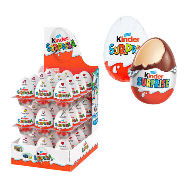 HUEVOS KINDER SORPRESA 36 U.