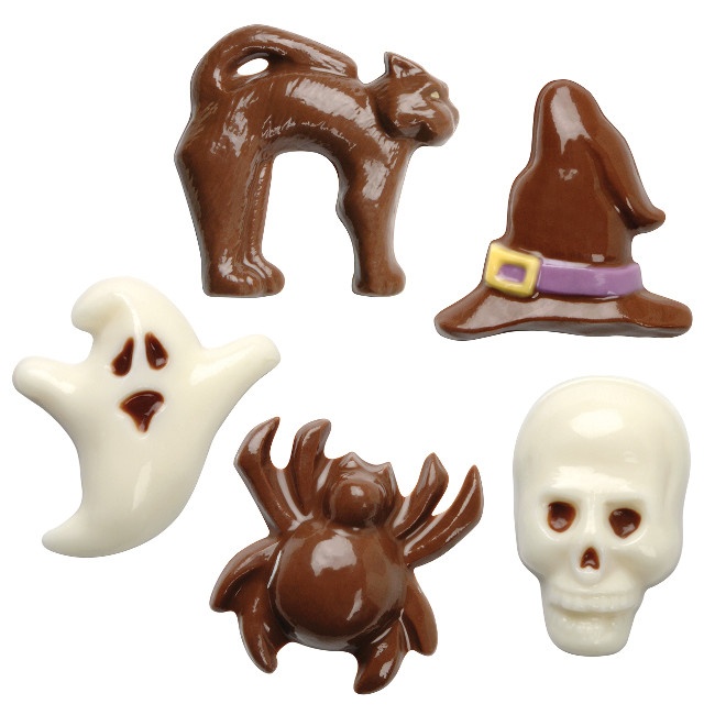 Foto detallada de molde de Halloween para chocolate de 24 x 21,5 cm - PME - 4 cavidades