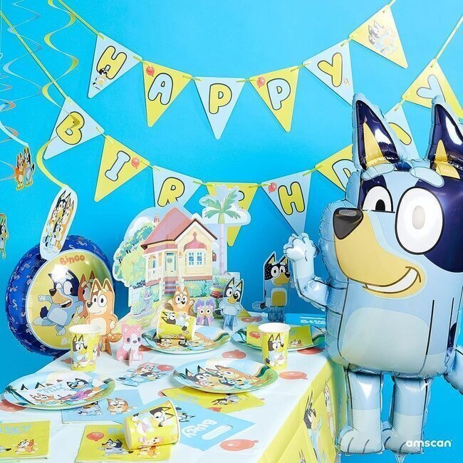 Banderin/Guirnalda para Decoracion Bluey y Bingo – Tu Fiesta a un Click