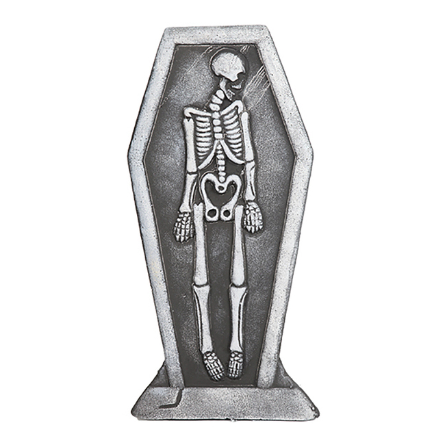 Vista delantera del lápida de esqueleto - 61 cm en stock