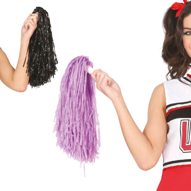 Pompones de animadora 2 unidades por 3,50