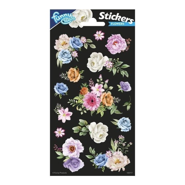 Pegatinas de flores - 1 hoja por 0,95 €