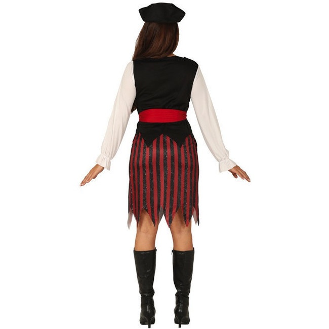Disfraz de pirata falda cortada para mujer por 20,75 €