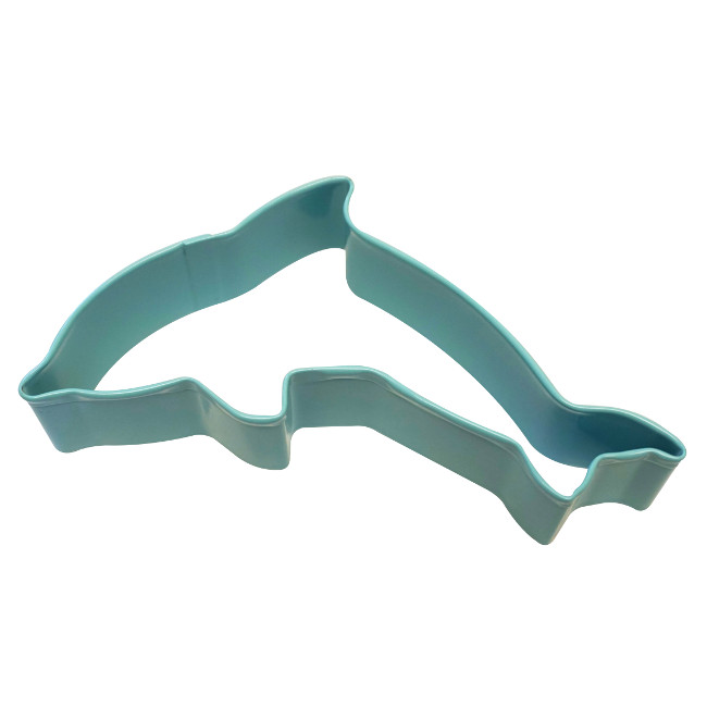 Vista frontal del cortador de Delfín de 11,5 x 5 cm - Creative Party en stock