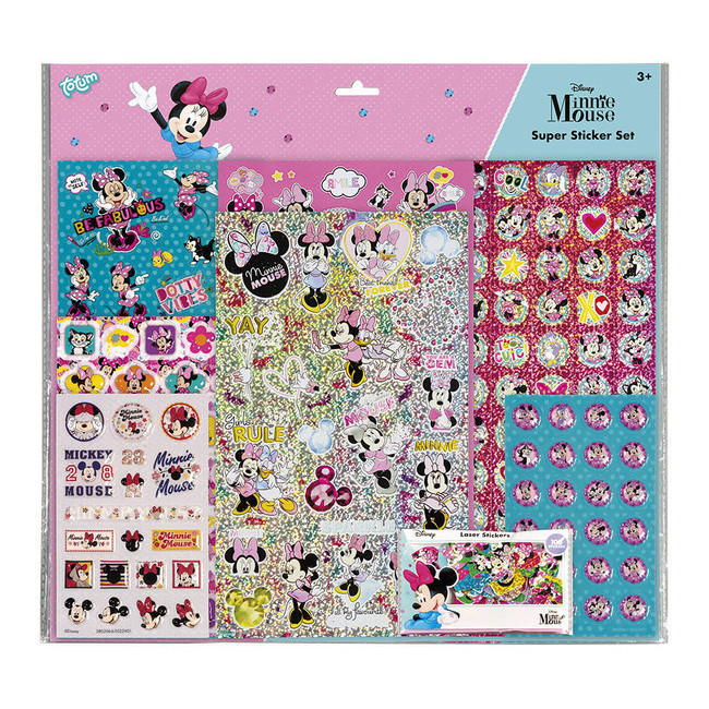 SET PEGATINAS DISNEY MINNIE