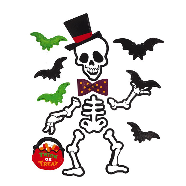 Esqueleto divertido de Halloween con 1,50 €