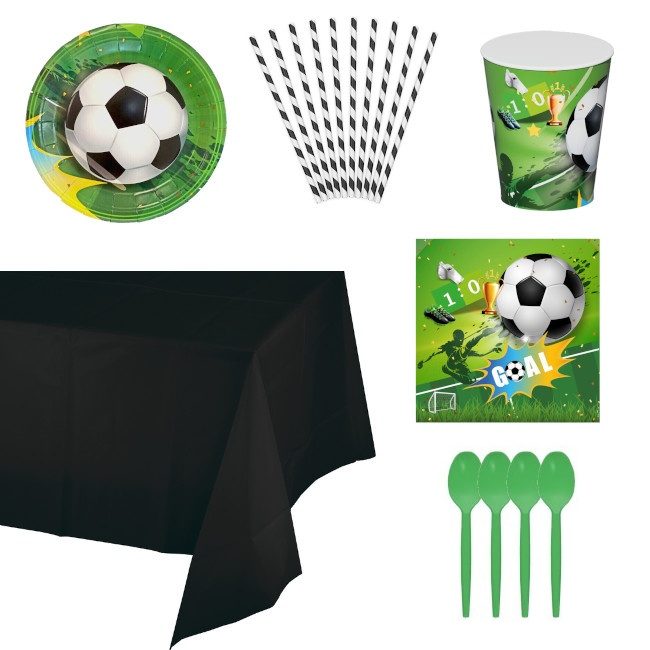 Pack para fiesta de fútbol GOL - 8 personas