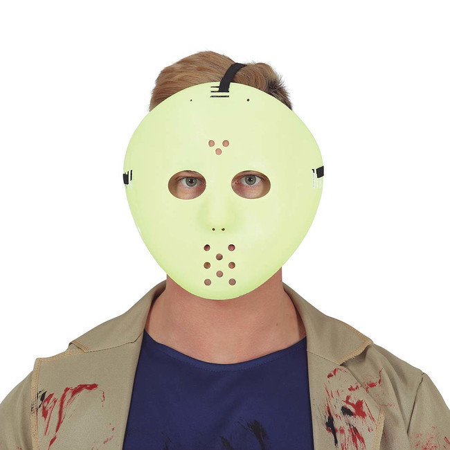 Máscara de jugador de hockey visible en la oscuridad por 1,50