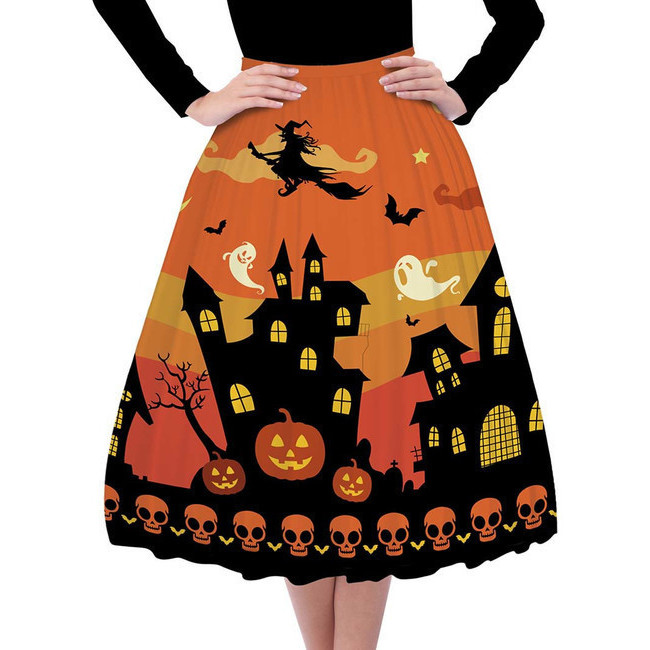 Falda de Halloween para mujer por 10,75