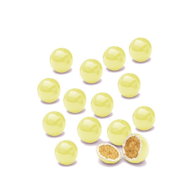 Vista delantera del bolas chococranch perladas de 200 gr en color amarillo, azul, dorado, morado, perla, rojo, rosa y verde
