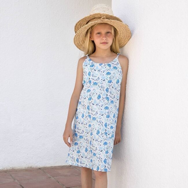Tela popelín de algodón Spring arrival Aqua - Katia - 2
