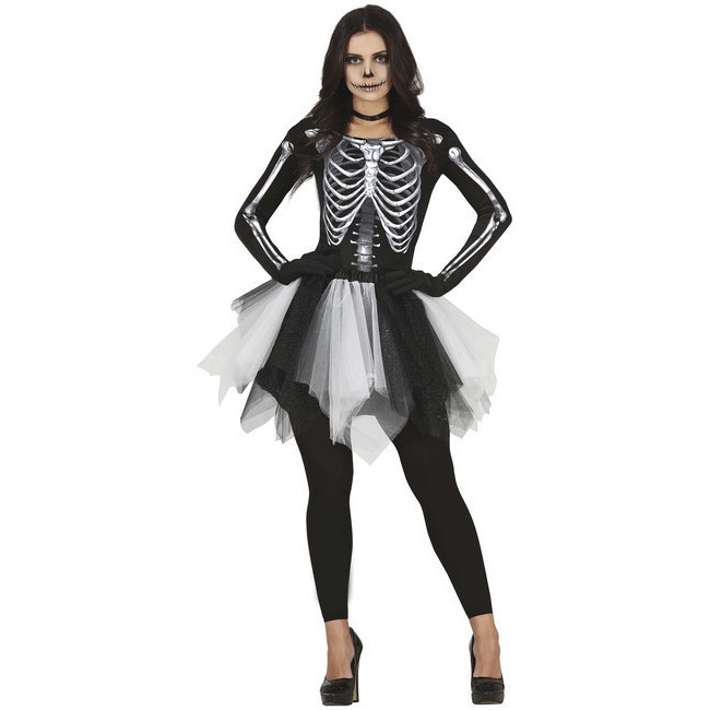 Disfraz de esqueleto con tul para mujer por 19,50 €