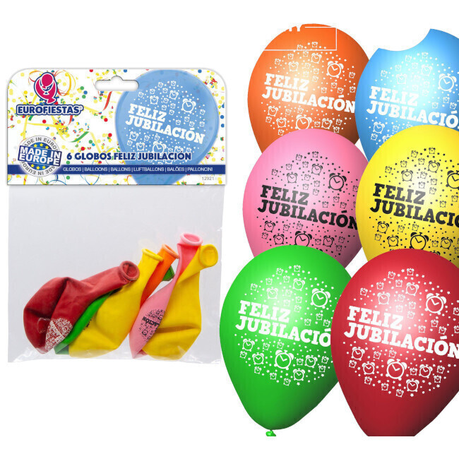 BOLSA DE 25 GLOBOS COLORES SURTIDOS PASTEL - Euro Novelty