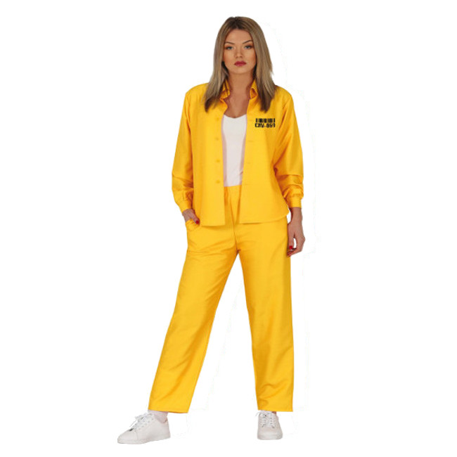 Disfraz de presa color amarillo para mujer por 15,50 €