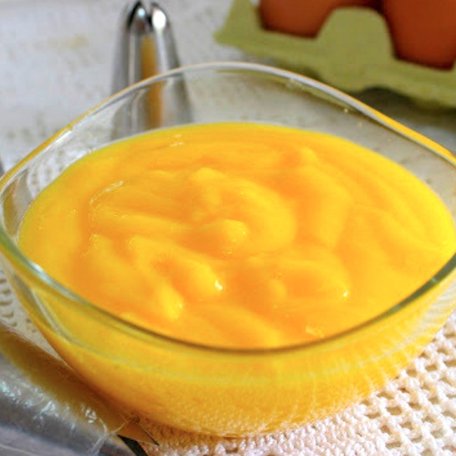 Foto detallada de crema de yema de huevo de 1 kg - Pastkolor