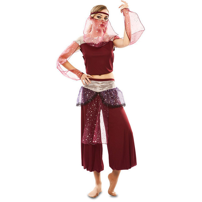 Disfraz de bailarina árabe con velo para mujer por 22,25 €