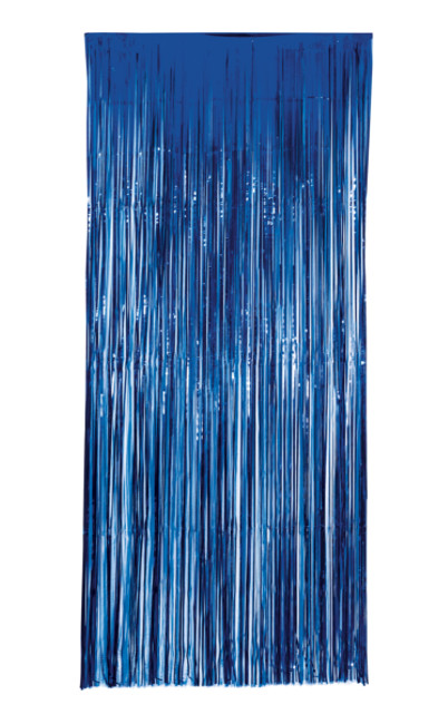 Vista principal del cortina decorativa - 1,00 x 2,40 m en color azul marino, dorado, morado, negro, plateado, rojo, rosa y verde