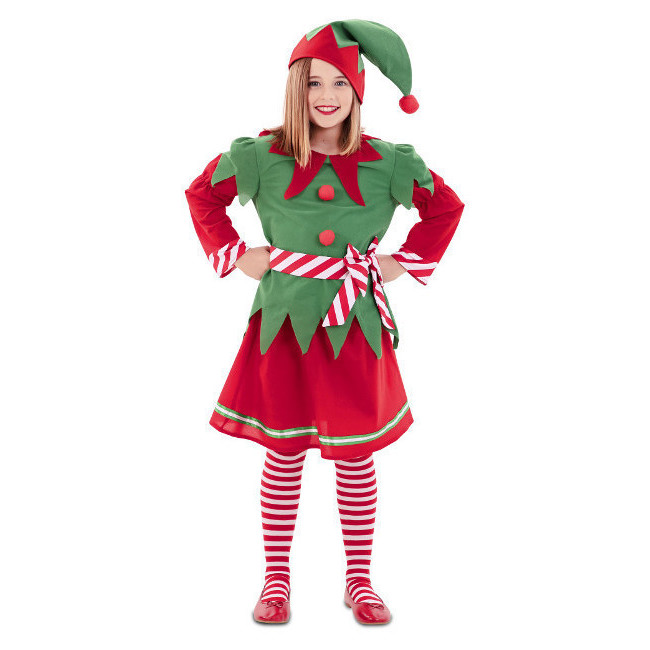 Disfraz elfo con falda para niña por 22,50 €