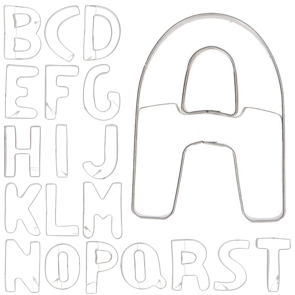 Cortador de alfabeto por letras - Wilton - 1 letra