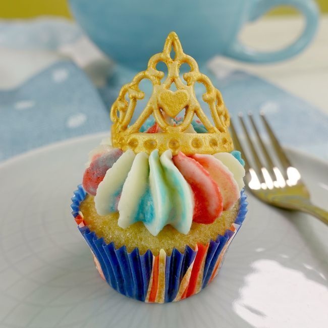 Foto detallada de cápsulas para cupcakes mini de bandera de Reino Unido - PME - 100 unidades