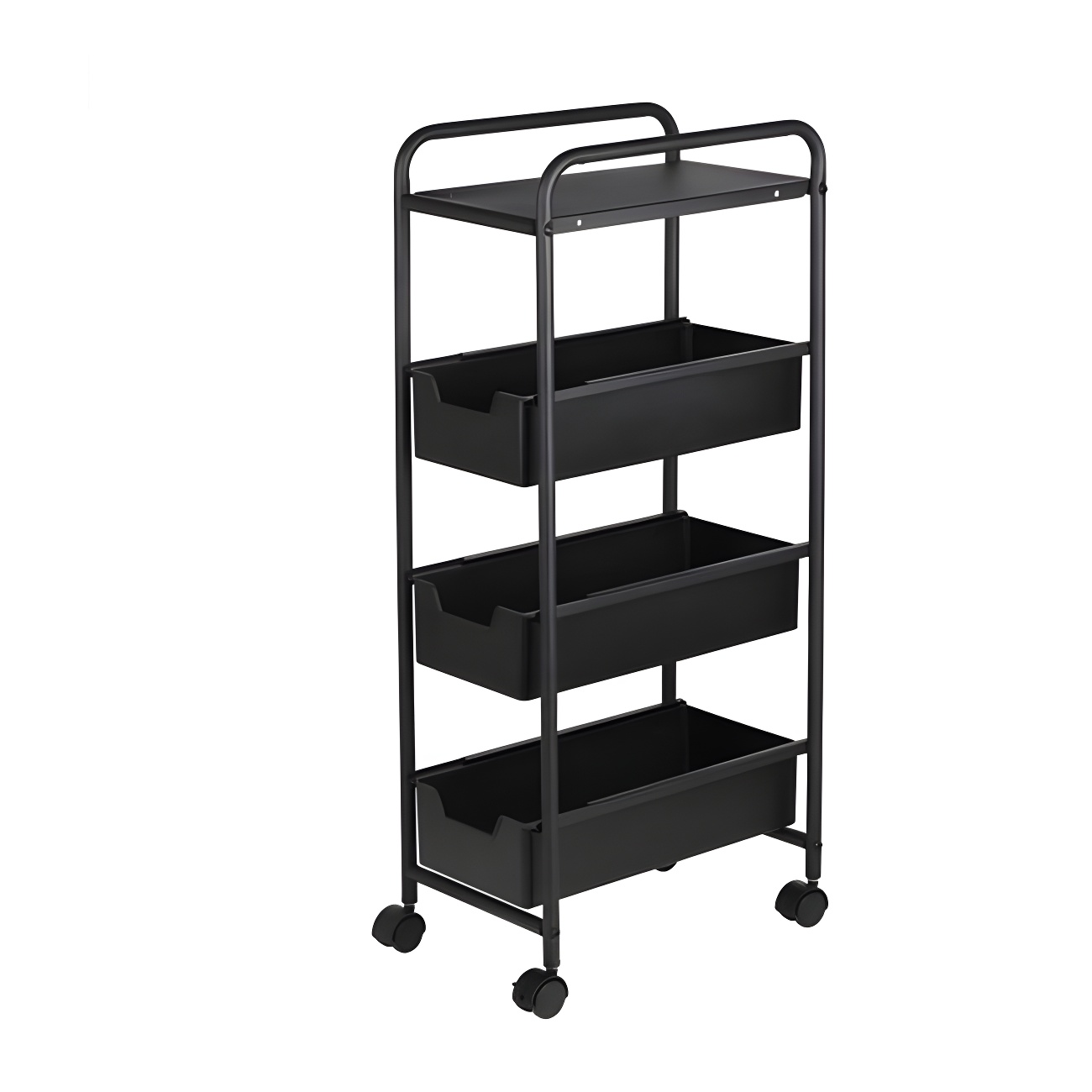 Carrito Rodante Cocina Sala Carrito De Utilidad Helix De 3 Estantes, Metal  Dorado - Mueble Auxiliar Con Ruedas Para Cocina, Salón, Baño | 29.92 X  16.81 X 11.42 Pulgadas Carrito Utilidad 3 Estantes