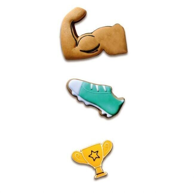 Cortadores de forzudo, zapatilla y trofeo - Wilton - 3 unidades - 2