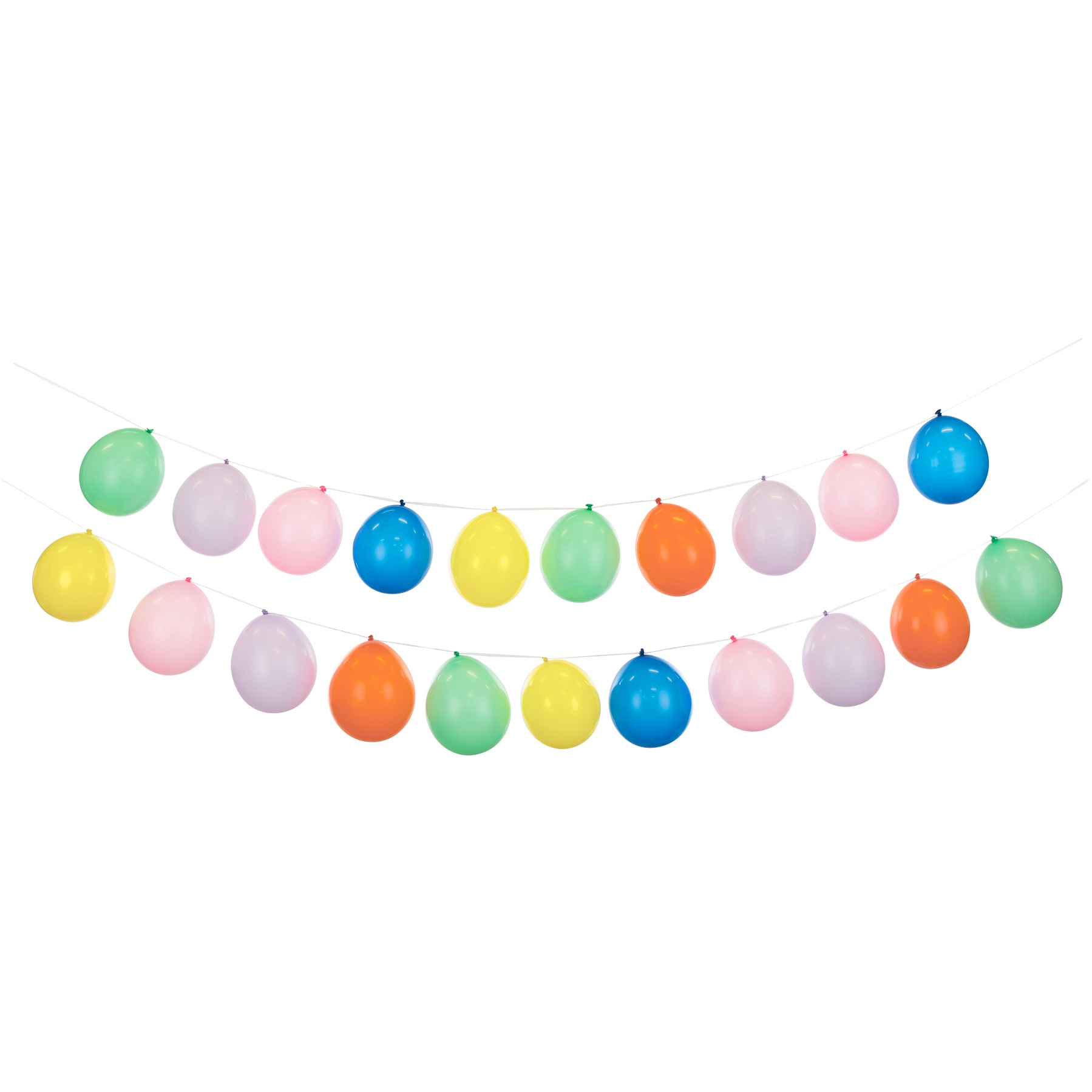 Guirnalda de globos de colores