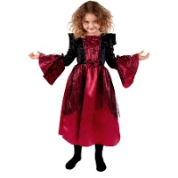 Disfraz de vampiresa oscura para niña