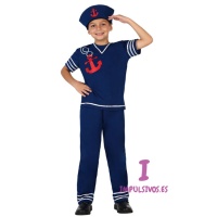 Disfraz de marinero azul para niño