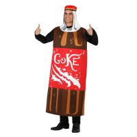 Disfraz de botella de coca-cola