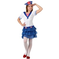 Disfraz de marinero azul infantil