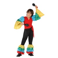 Disfraz de rumbero colorido para niño