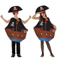 Disfraz de barco pirata infantil