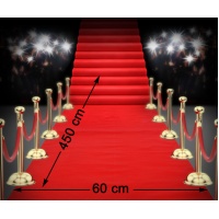 Alfombra roja de estrella de Hollywood