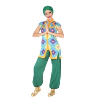 Disfraz de hindú colorido para mujer