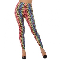 Leggins disco leopardo