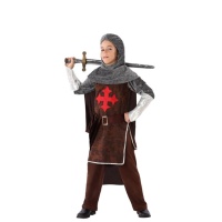 Disfraz de medieval marrón para niño