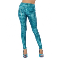 Leggins azul sirena