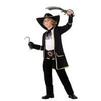 Disfraz de pirata negro para niño
