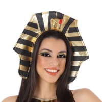 Diadema egipcia con tocado de faraón para mujer - 29 x 29 cm
