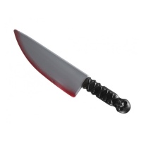 Cuchillo con sangre - 41 cm