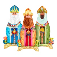 Globo de Reyes Magos de Oriente con base de 1,10 m - 3 unidades