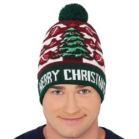 Gorro navideño de árbol de navidad