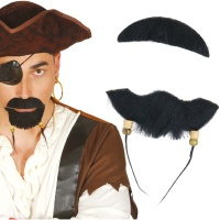 Perilla y bigote de pirata